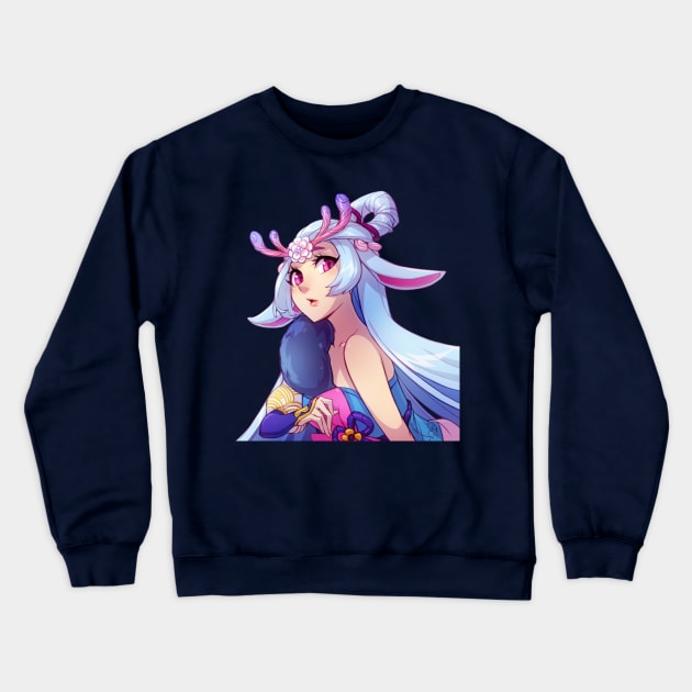 Spirit Blossom Lilia Crewneck Sweatshirt by vmat